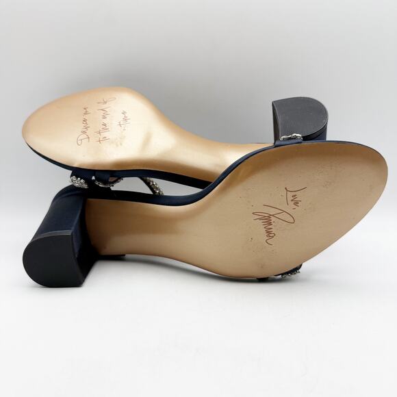 Pnina Tornai for Naturalizer Women Ahava Heels US 12 M Blue Crystal Open Toe NIB - Picture 11 of 12